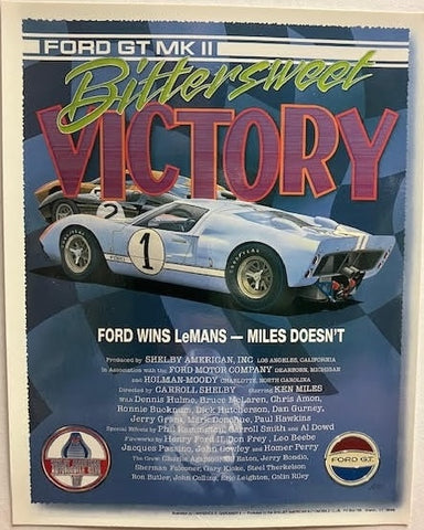 GT40 - Bittersweet Victory Postcard - US shipping included in the price