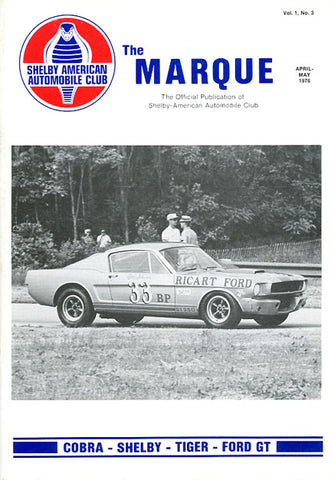 The Marque Vol 1 #3 (April - May 1976, 56 pages)