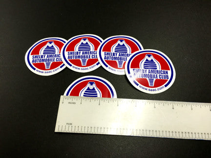 3" SAAC Decal (5 stickers www.saac.com)