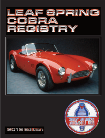 Leaf Spring Cobra Registry, 5th Edition (2019)